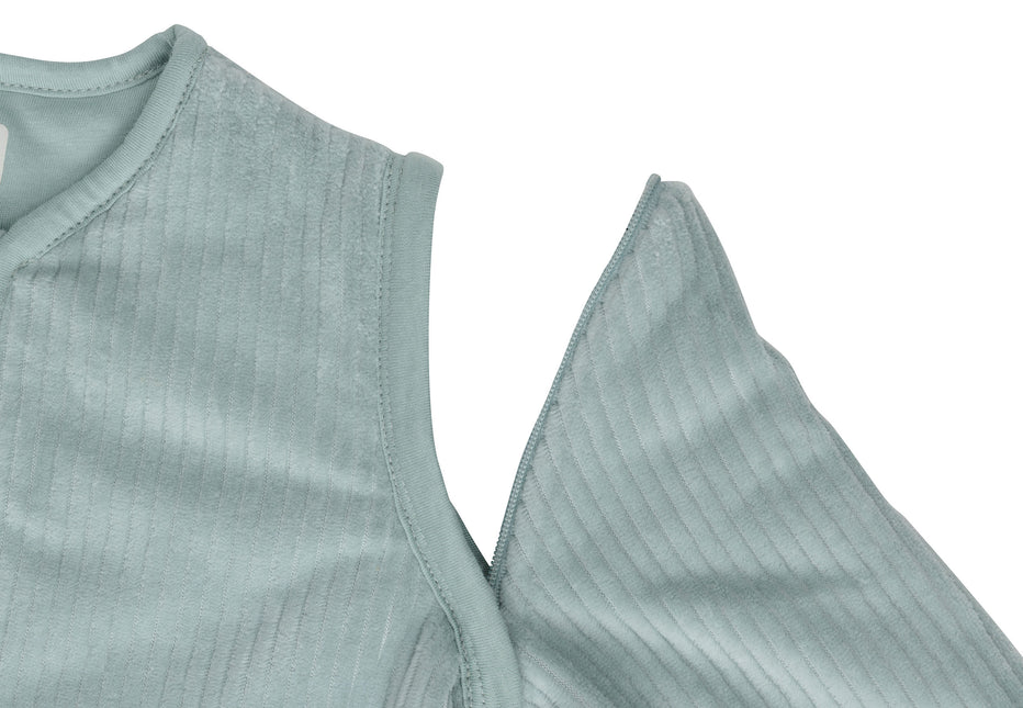 Jollein Slaapzak Baby Met Afritsbare Mouw Rond Rib Sea Green