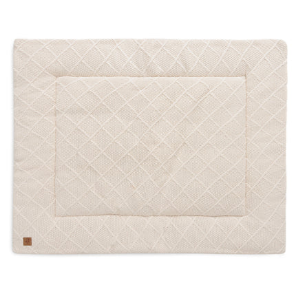 Jollein Boxkleed Check Knit Oatmeal 75 X 95 Cm