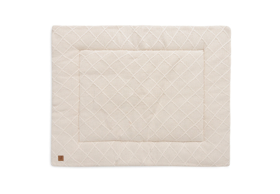 Jollein Boxkleed Check Knit Oatmeal 75 X 95 Cm