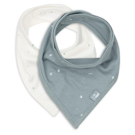 Jollein Slabbetje Bandana Twinkling Sea Green 2St