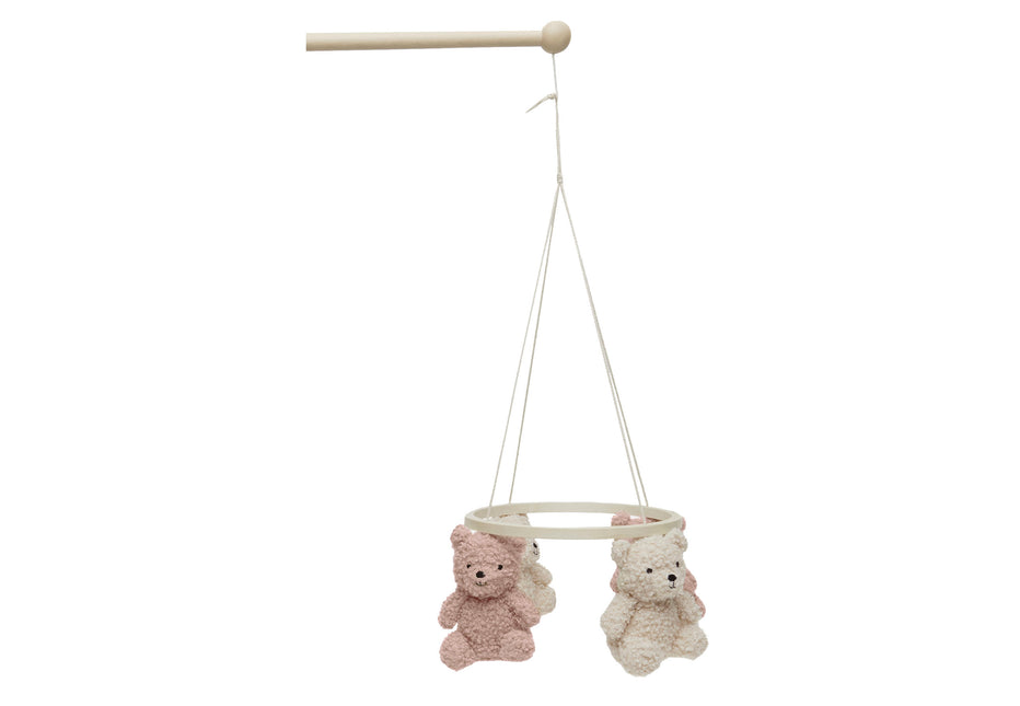 Jollein Baby Mobiel Teddy Bear Wild Rose/ Naturel