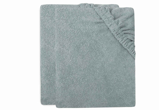 Jollein Aankleedkussenhoes Badstof 50X70Cm Sea Green (2Pack)