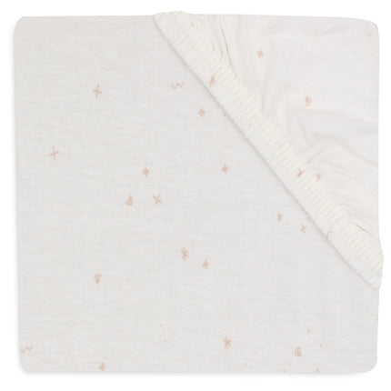 Jollein Hoeslaken Jersey Twinkling Wild Rose 40/50 X 80/90 Cm