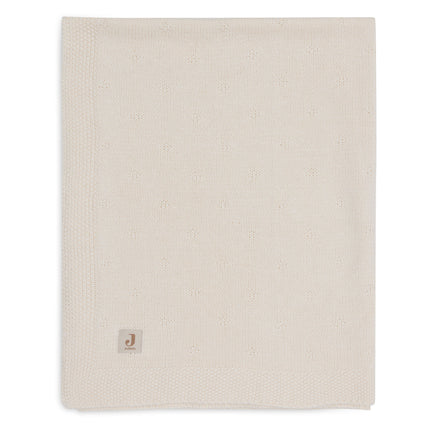 Jollein Wiegdeken Cosy Knit Ivory 75 X 100 Cm