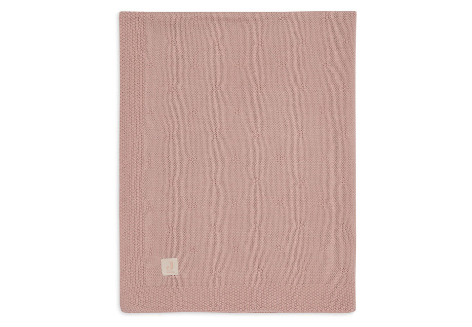 Jollein Wiegdeken Cosy Knit Wild Rose 75 X 100 Cm