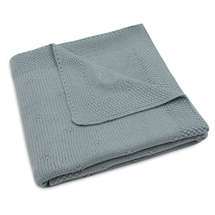 Jollein Wiegdeken Cosy Knit Sea Green 75 X 100 Cm