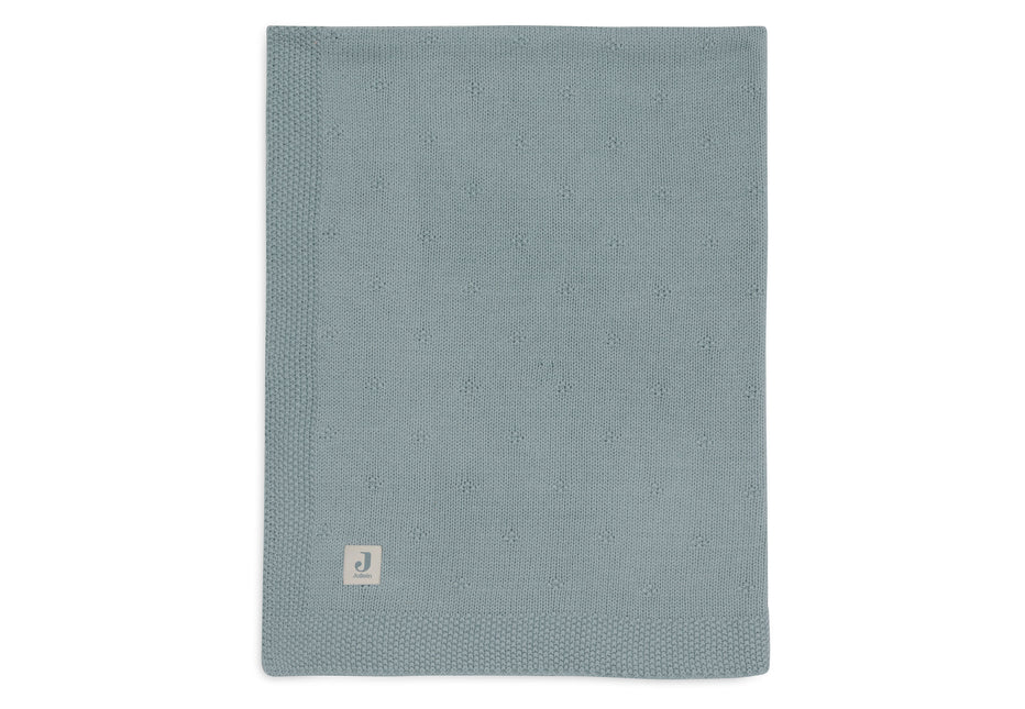 Jollein Wiegdeken Cosy Knit Sea Green 75 X 100 Cm