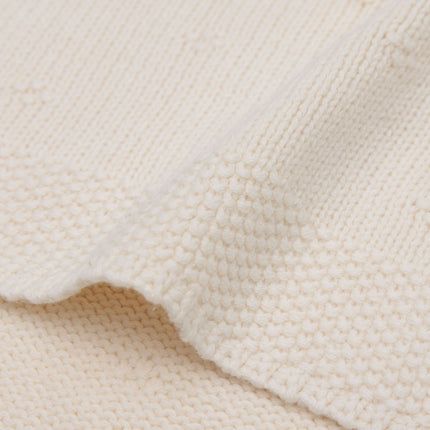 Jollein Ledikantdeken Cosy Knit Ivory 100 X 150 Cm