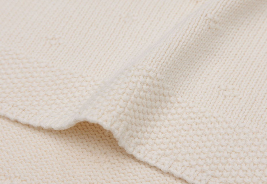 Jollein Deken Ledikant 100X150Cm Cosy Knit Ivory