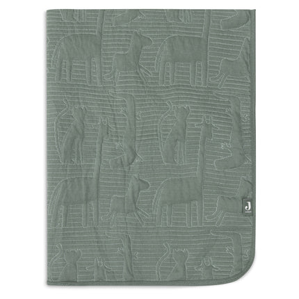 Jollein Ledikantdeken Jungle Jambo Ash Green/Laurel 100 X 150 Cm