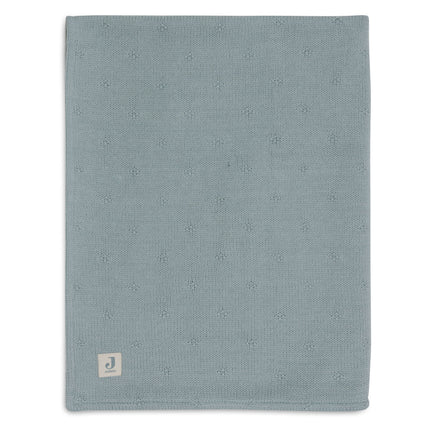 Jollein Wiegdeken Cosy Knit Sea Green/Velvet 75X100 Cm