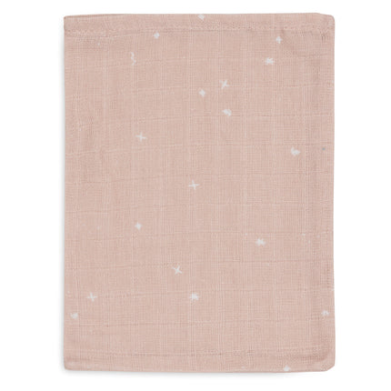 Jollein Washandje Twinkling Wild Rose 15 X 20 Cm 3St