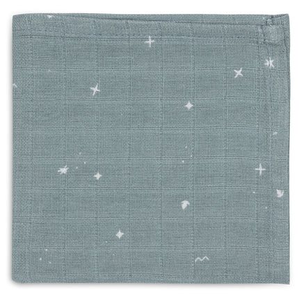 Jollein Monddoekje Twinkling Sea Green 31 X 31 Cm 3St