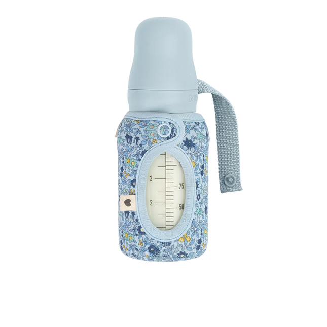 BIBS Babyfles Hoes Liberty Small Chamomile Lawn Baby Blue