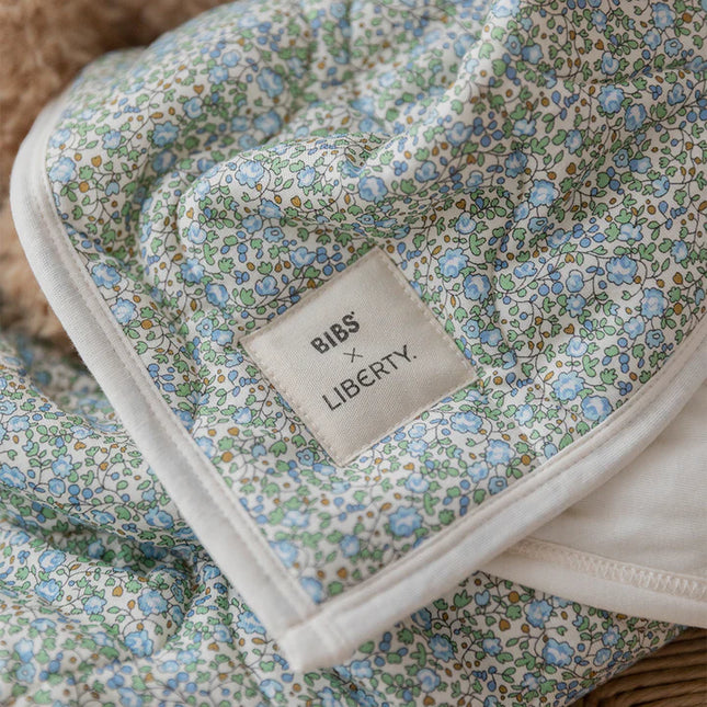 BIBS Babydeken Liberty Chamomile Lawn Baby Blue