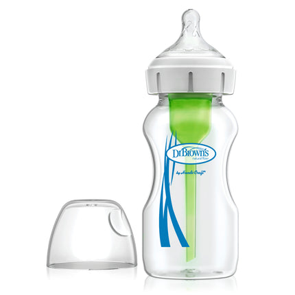 Dr. Brown’s Options+ Anti-colic Bottle | Brede halsfles glas 270ml