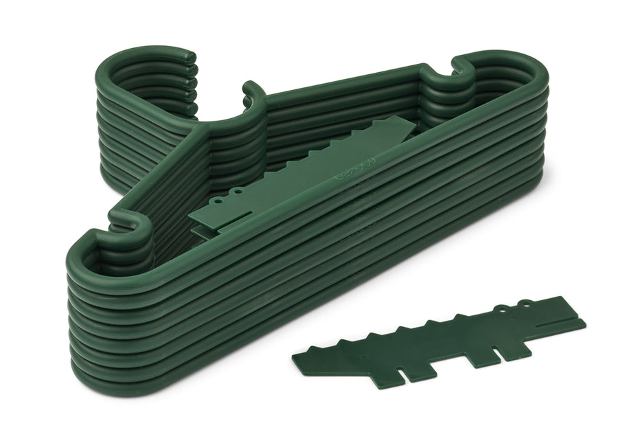 Liewood Falton Crocodile Hanger 8-Pack Garden Green