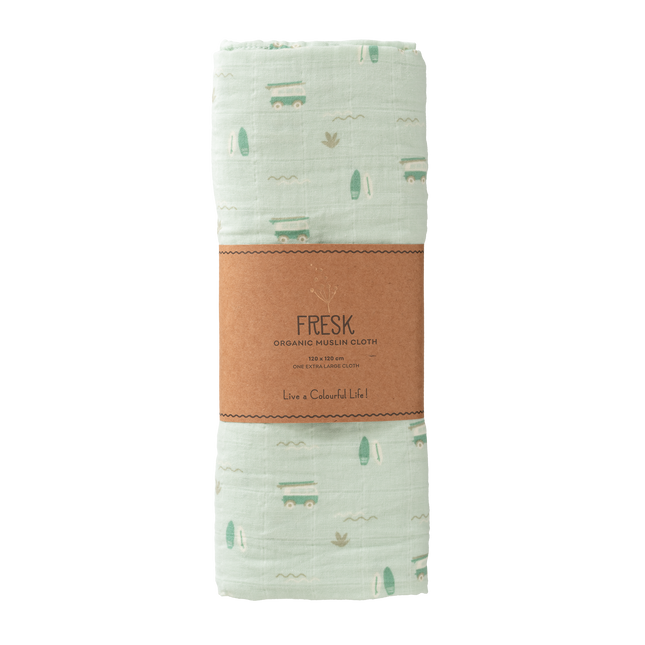 Fresk Swaddle 120x120 cm Surf Boy