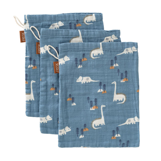 Fresk Washandjes set 3 st. Dino