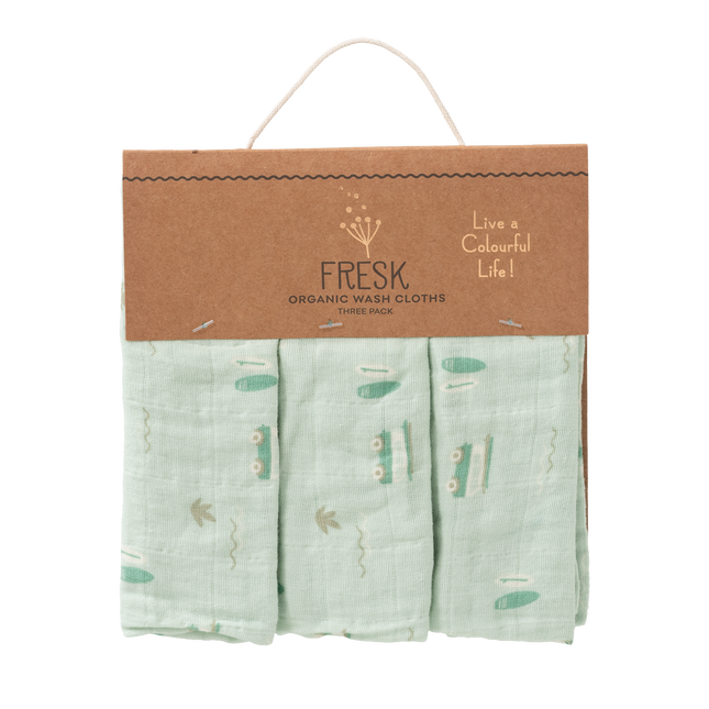 Fresk Washandjes set 3 st. Surf Boy