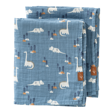 Fresk Swaddle set 2 st. 70x60 cm Dino