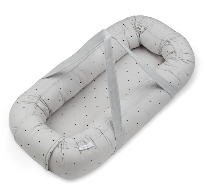 Liewood Babynestje Gro Classic Dot Dumbo Grey