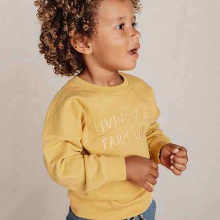 Little Dutch Baby Sweater Mustard Yellow