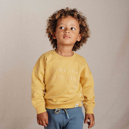 Little Dutch Baby Sweater Mustard Yellow