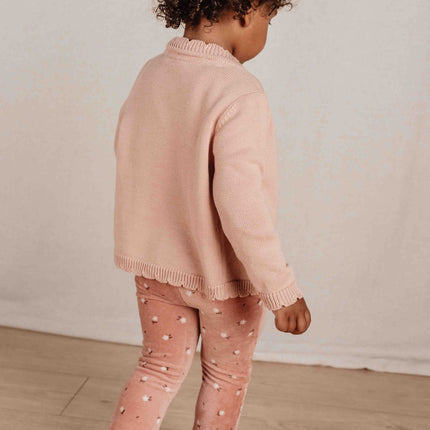 Little Dutch Baby Vestje Gebreid Soft Rose