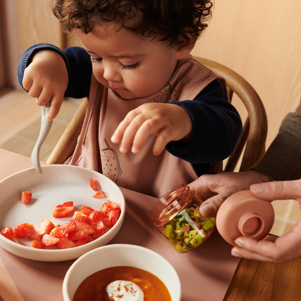 Liewood Kinderservies Set Vivi Peach/ Sea Shell