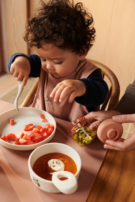 Liewood Kinderservies Set Vivi Peach/ Sea Shell