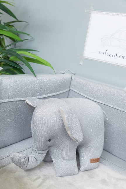 Baby's Only Knuffel Olifant Sparkle Zilvergrijs - Baby's Only - Babywinkel - 8719497045440