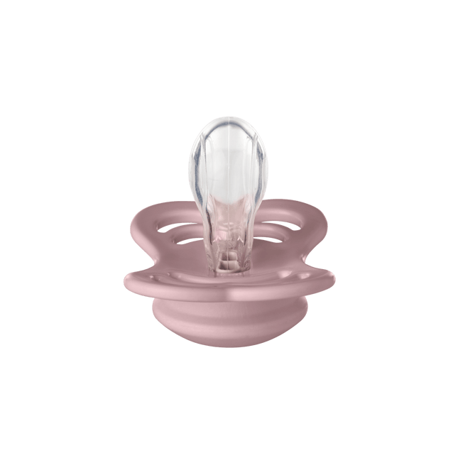 BIBS Speen Maat 1 Pink Plum Supreme Silicone - BIBS - Babywinkel - 5713795222155