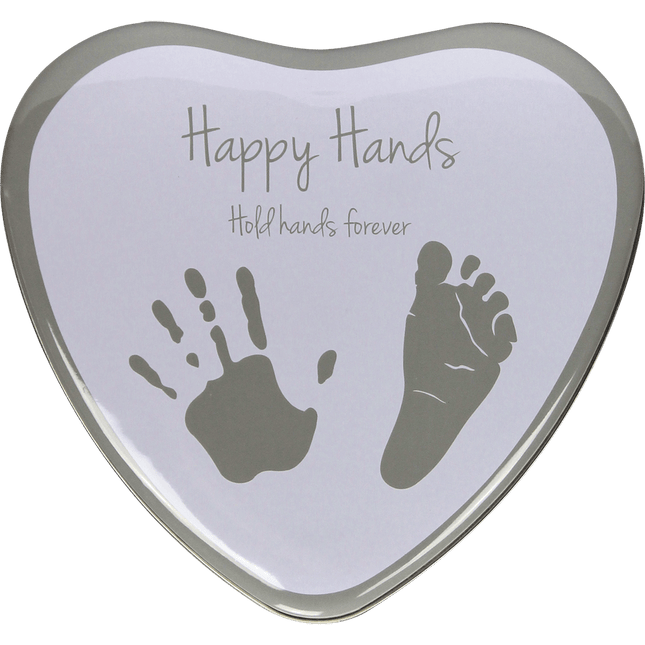 Dooky Geschenkdoosje Heart Shape Silver Happy Hands - Dooky - Babywinkel - 5038278981733