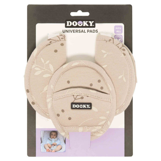 Dooky Gordelbeschermer Universal Pads Leaves Beige - Dooky - Babywinkel - 5038278011973