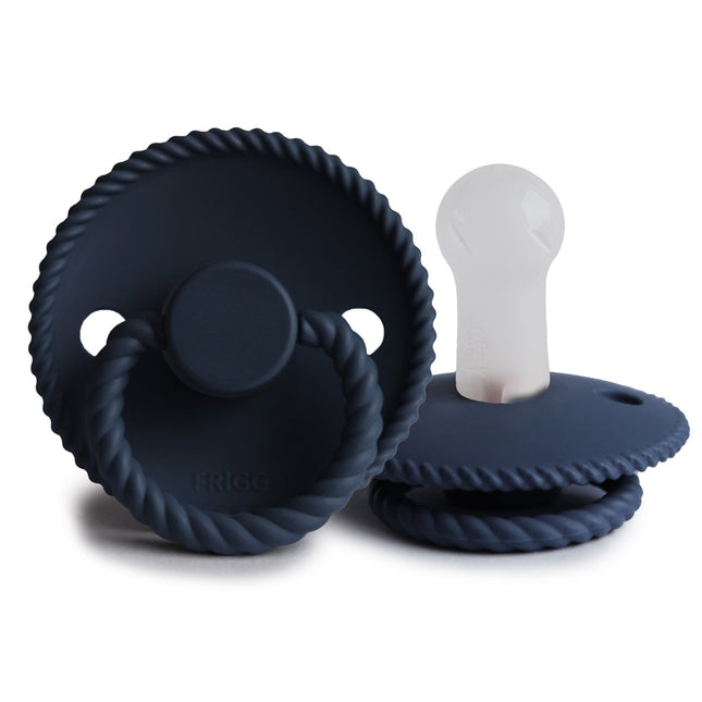 Frigg Speen Maat 2 Rope Dark Navy Silicone