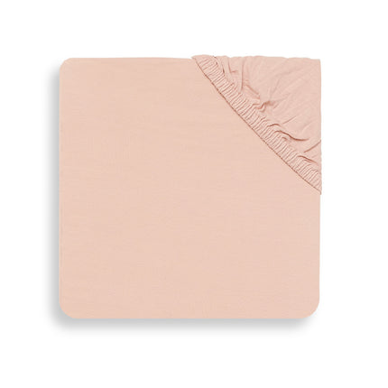 Jollein Hoeslaken Jersey Pale Pink 40x90cm