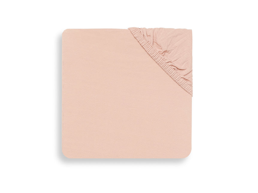 Jollein Hoeslaken Jersey Pale Pink 40x90cm