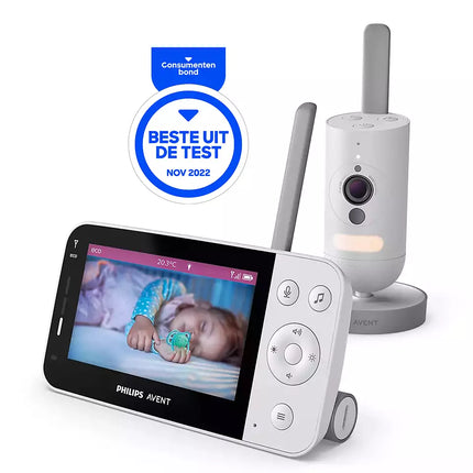 Philips Avent Babyfoon Video Wifi + Gratis Snuggle