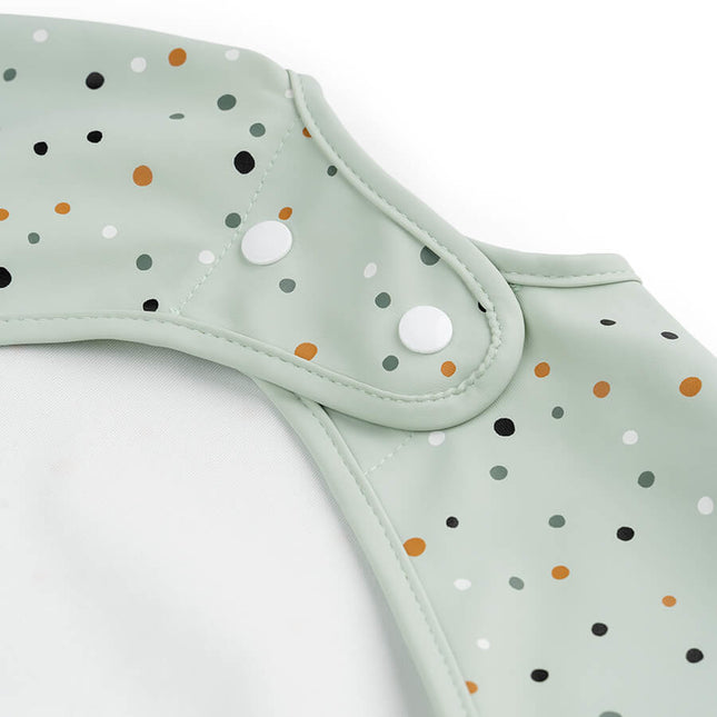 Done by Deer Slabbetje Met Mouwen Happy Dots Green