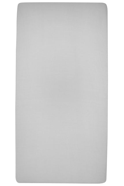 Meyco Hoeslaken Jersey Boxmatras 75X95cm Lichtgrijs