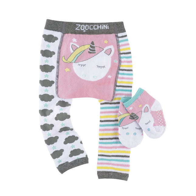 Zoocchini Baby Legging Allie The Alicorn Inclusief Sokjes 12/18mnd