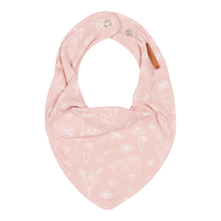 Little Dutch Slabbetje Bandana Wild Flowers Pink