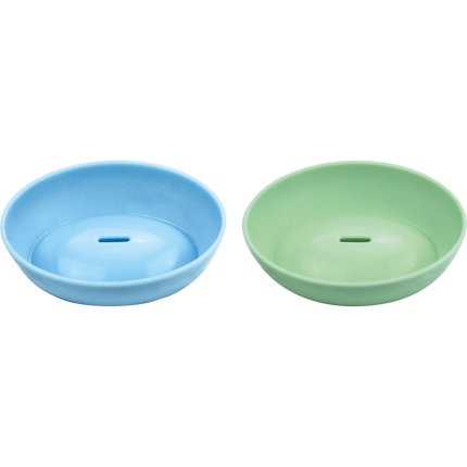 Dooky Kinder Servies Geel-Mint 2st Stop Drip