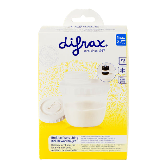 Difrax Conteneurs de rangement pour tire-lait