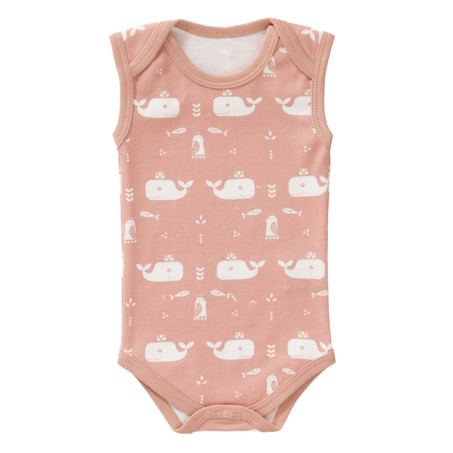 Fresk Romper Zonder Mouw Whale Mellow Rose