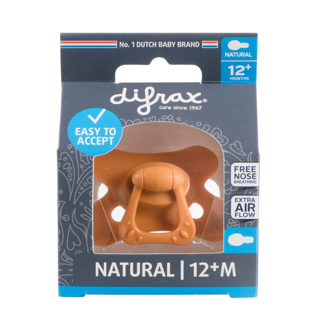 Difrax Speen 12+ Uni Naturel Pumpkin Geel