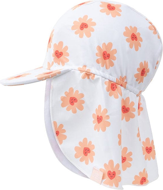 Swim Essentials Zonnehoedje Baby Uv Flower Hearts Neck Protection