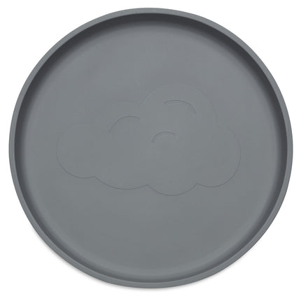 Jollein Baby Bordje Silicone Storm Grey