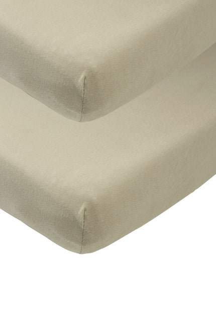 Meyco Hoeslaken Jersey 2St 60X120 Taupe